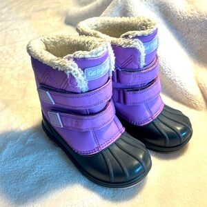 Cat & Jack Purple Toddler Snow boots Size  10
